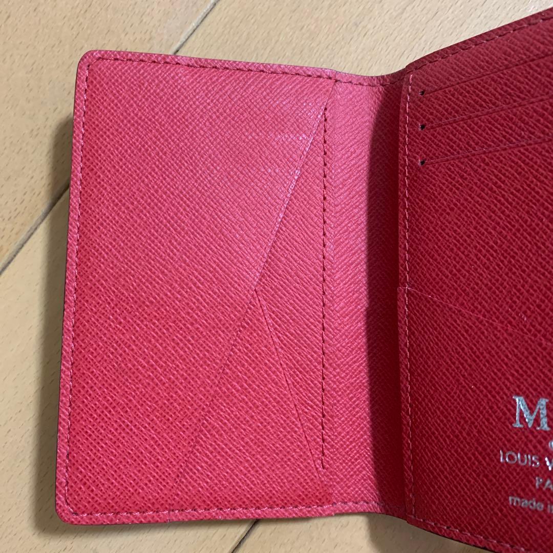 美品)LOUIS VUITTON M.Sイニシャル入り 名刺入れ ネイビー - メルカリ