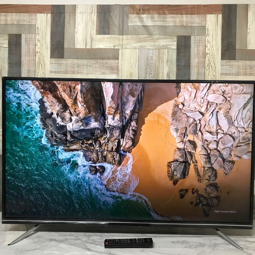 即日受渡❣️全国送料込 グリーンハウス49型、高性能東芝LSI搭載4k液晶