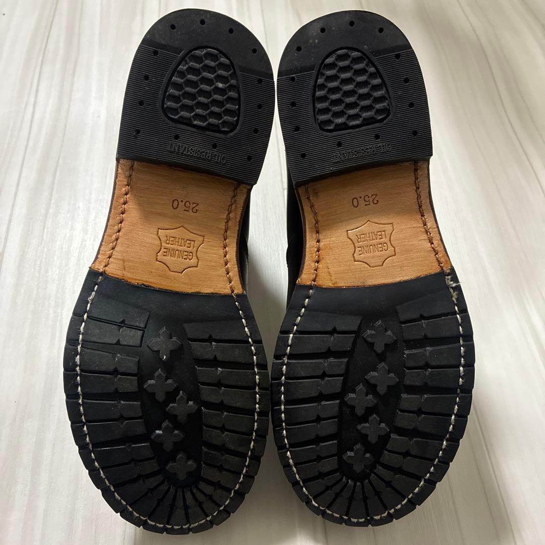 美品】ダイヤモンドストリート サイドゴアブーツ【25㎝】レザー 本革