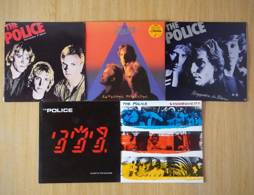LP】ポリス / THE POLICE アルバム5枚セット｜アナログ盤レコード