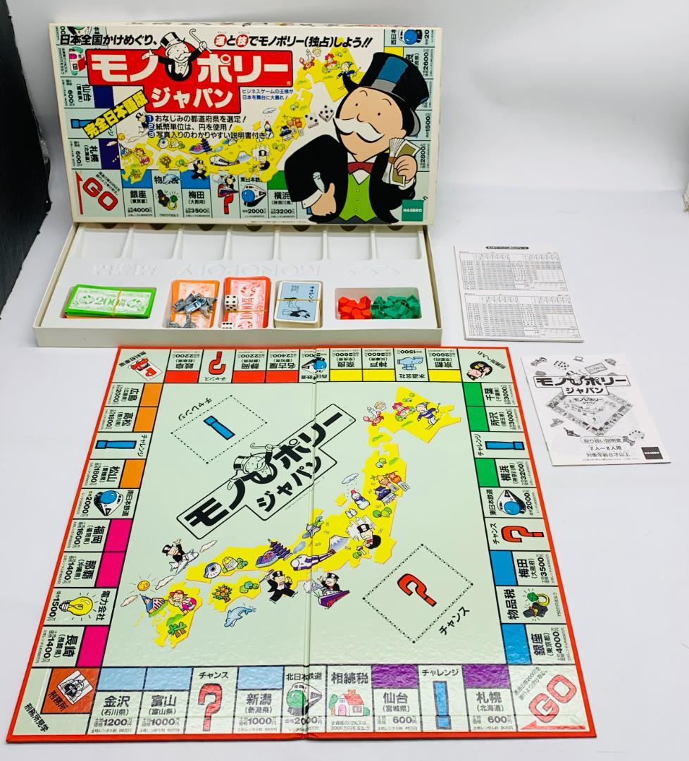 当時物 希少 ボードゲーム モノポリージャパン 完全日本語版 - メルカリ