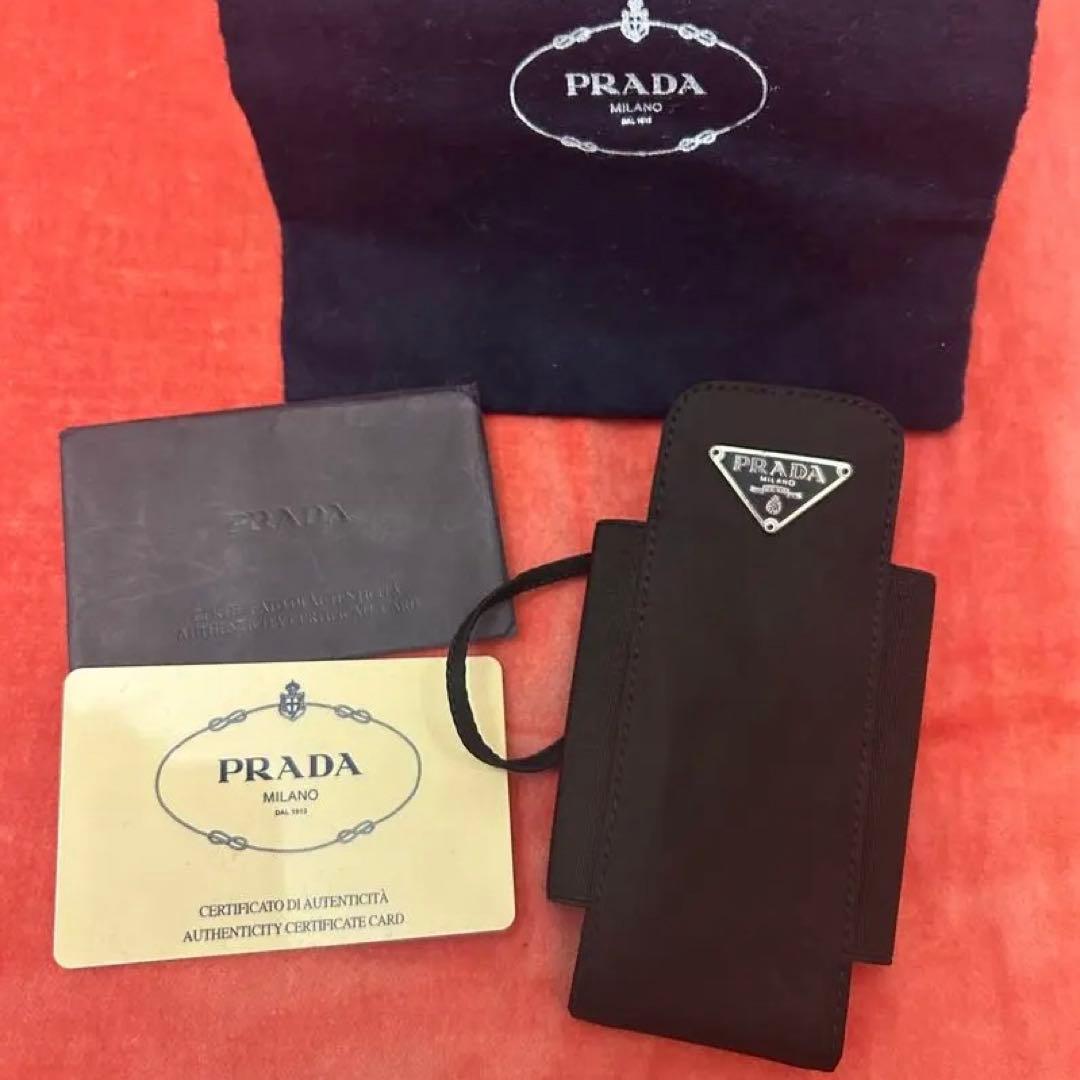 PRADA メガネホルダー　小物ケース　アクセサリーショルダーヴィンテージ PRADA メガネホルダー 小物ケース アクセサリーショルダーヴィンテージ