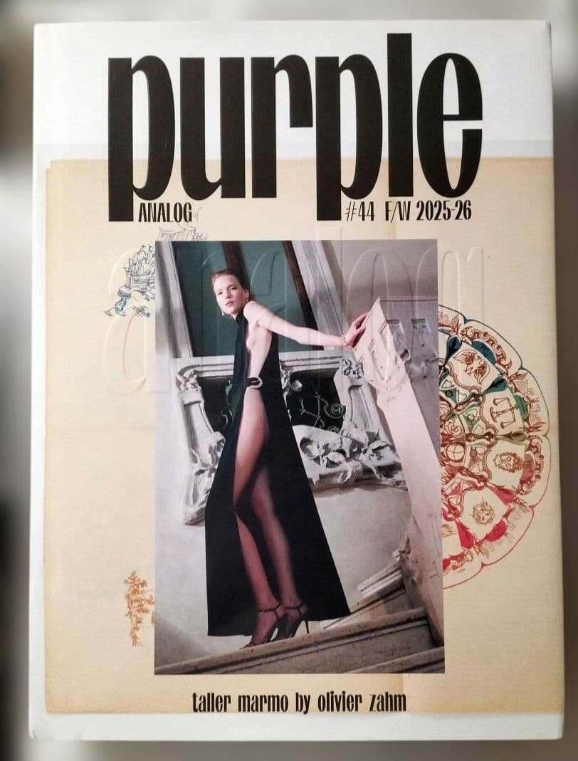 Purple Magazin　#44 analog f/w2025-26 PURPLE FASHION MAGAZINE-ISSUE #44 - ANALOG - F/W 2025 -26-RANDOM