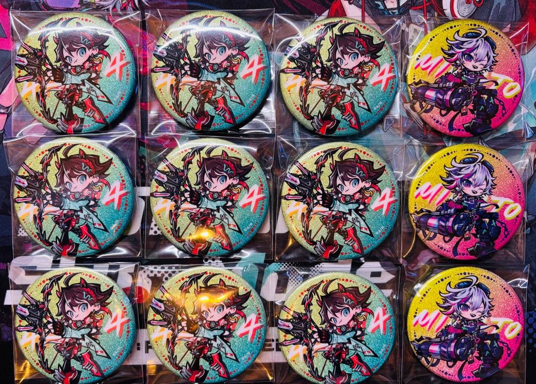 にじさんじ stun mode 三枝明那 不破湊 缶バッジ