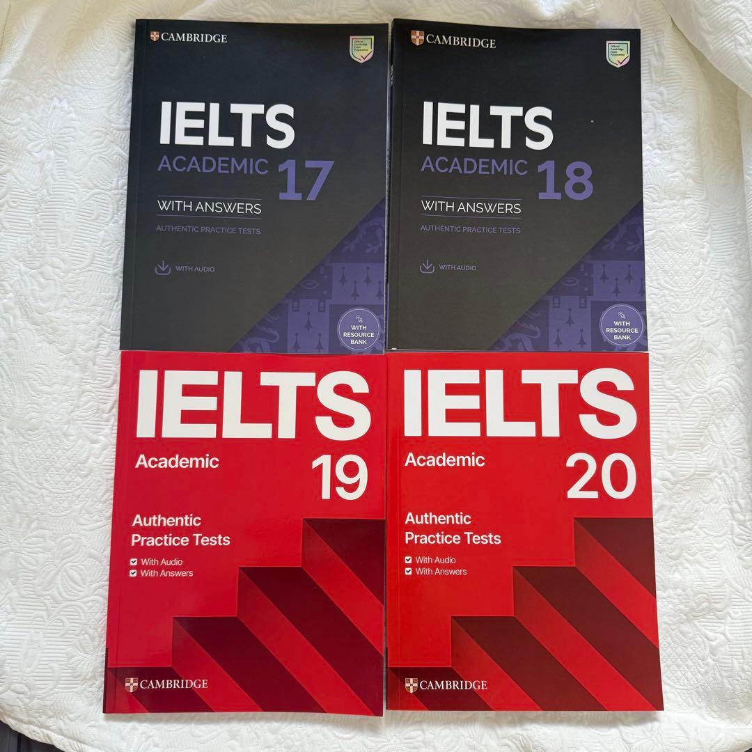 新品未使用】IELTS公式問題集 17&18&19&20 セット - メルカリ