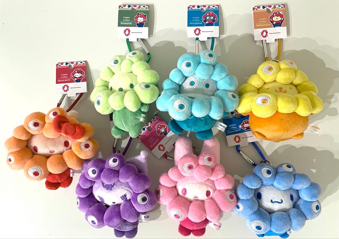 新作 サンリオ 推しカラー ミャクミャク BC ぬいぐるみ 全7種