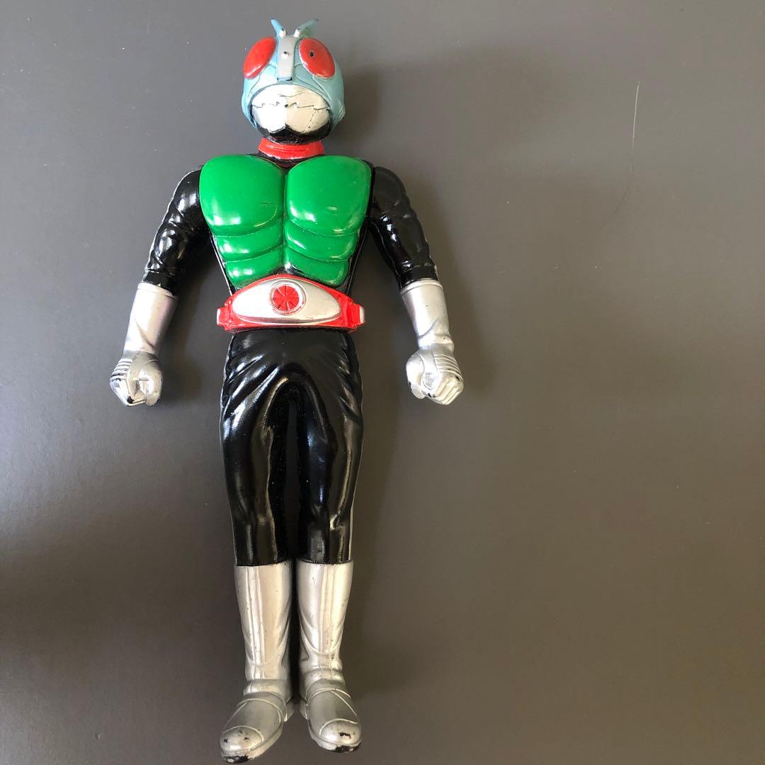 仮面ライダー1号 ソフビ フィギュア バンダイ 1989 当時物 - メルカリ