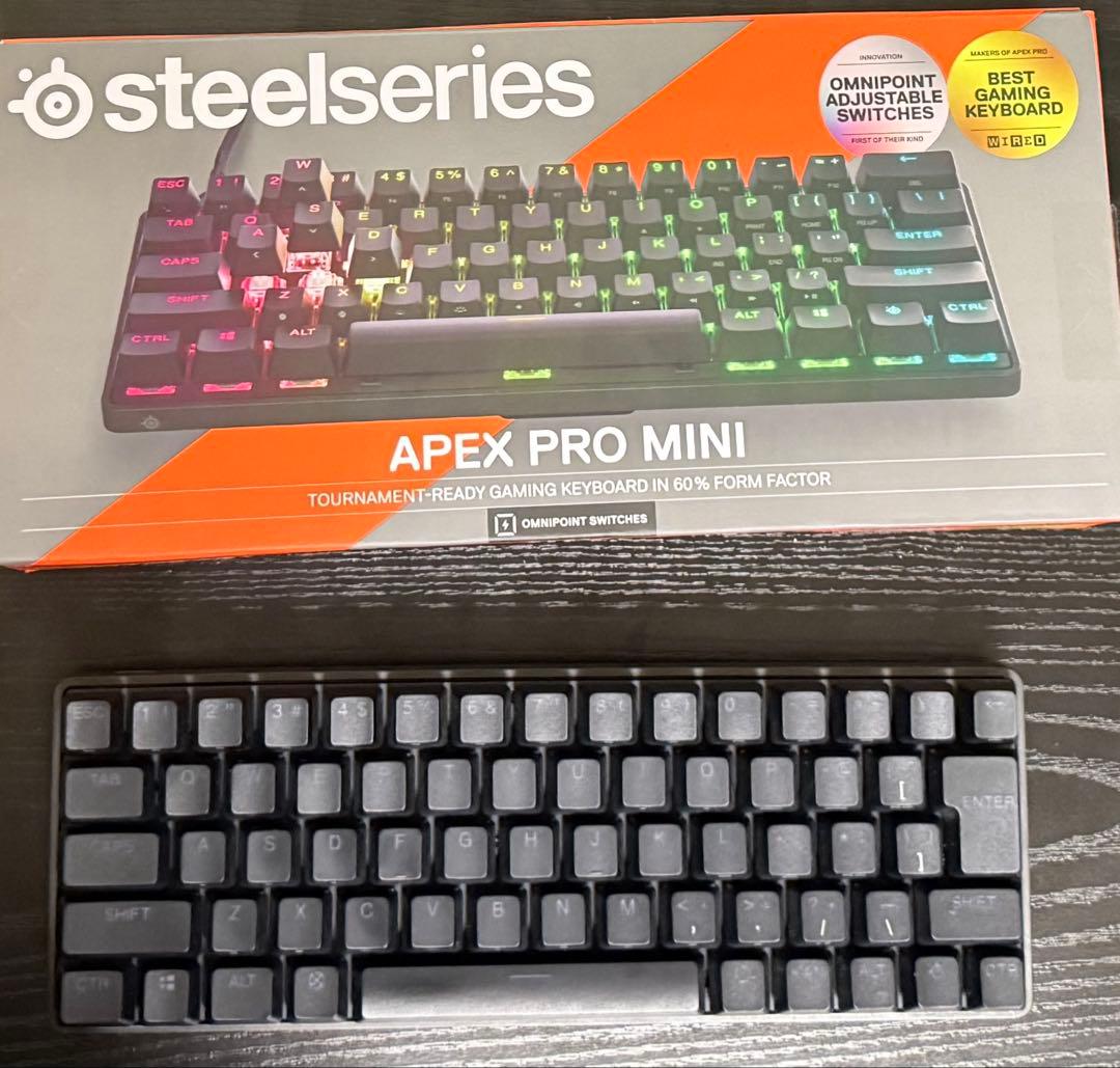 SteelSeries Apex Pro Mini キーボード 本体 SteelSeries Apex Pro Mini 有線 テンキーレスメカニカルゲーミング