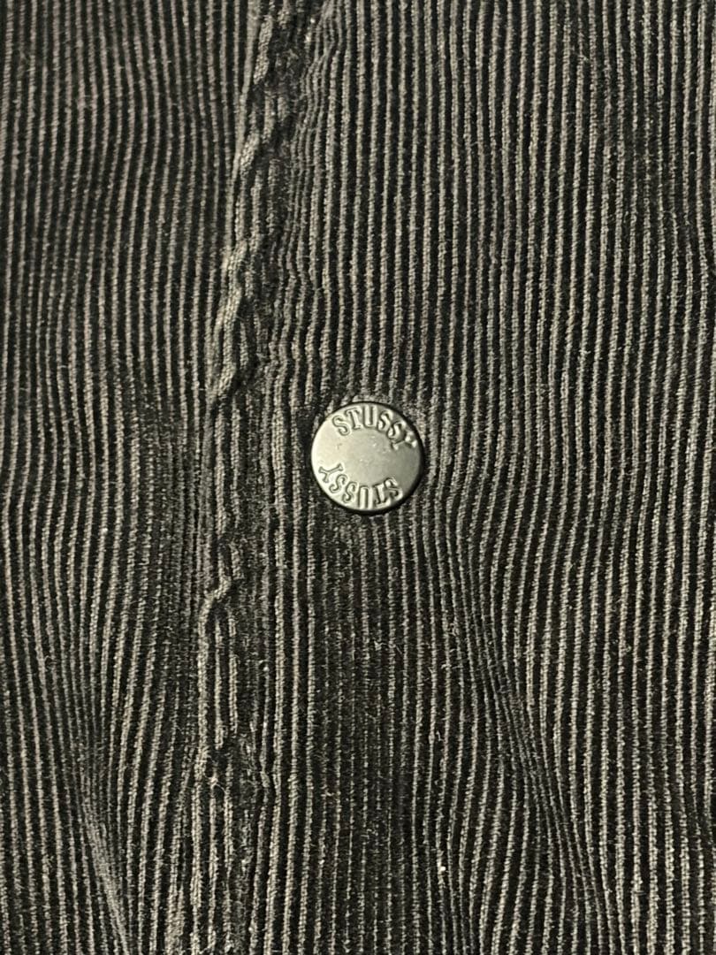 レア珍品】Stussy コーデュロイ スタジャン Lサイズ ブラック - メルカリ