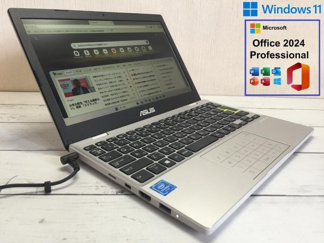 ASUS E210MA 11.6型/SSD/NumberPa/Office - メルカリ