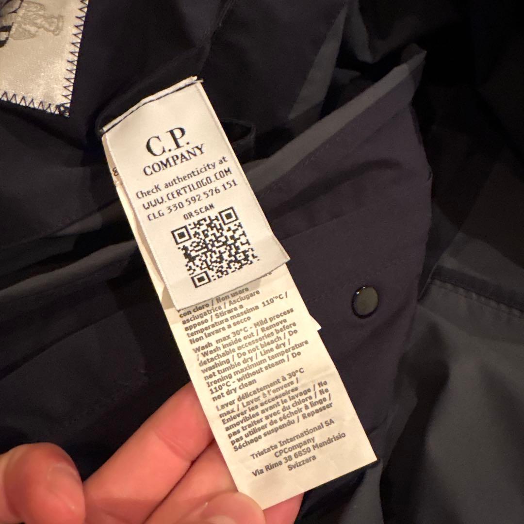 C.P. COMPANY PRO-TEK コート ネイビー Lサイズ レンズ - メルカリ