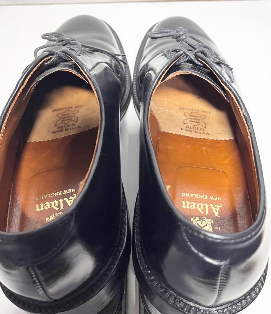 ☆極美品☆Alden 9901 US9D コードバン プレーントゥ 純正ツリー付