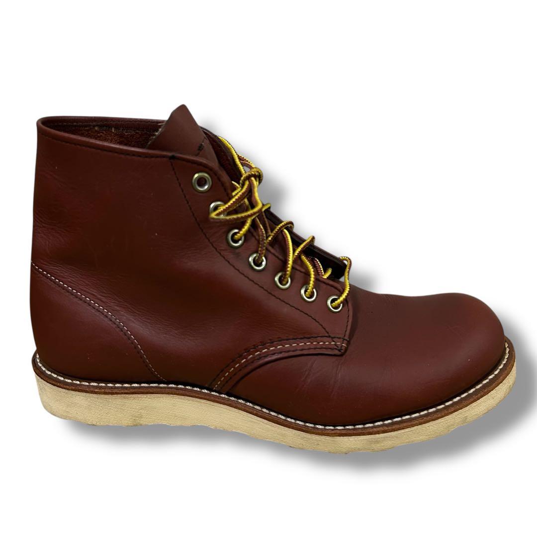 【美品】26.5cm RED WING 9105 ワークブーツ プレーントゥ