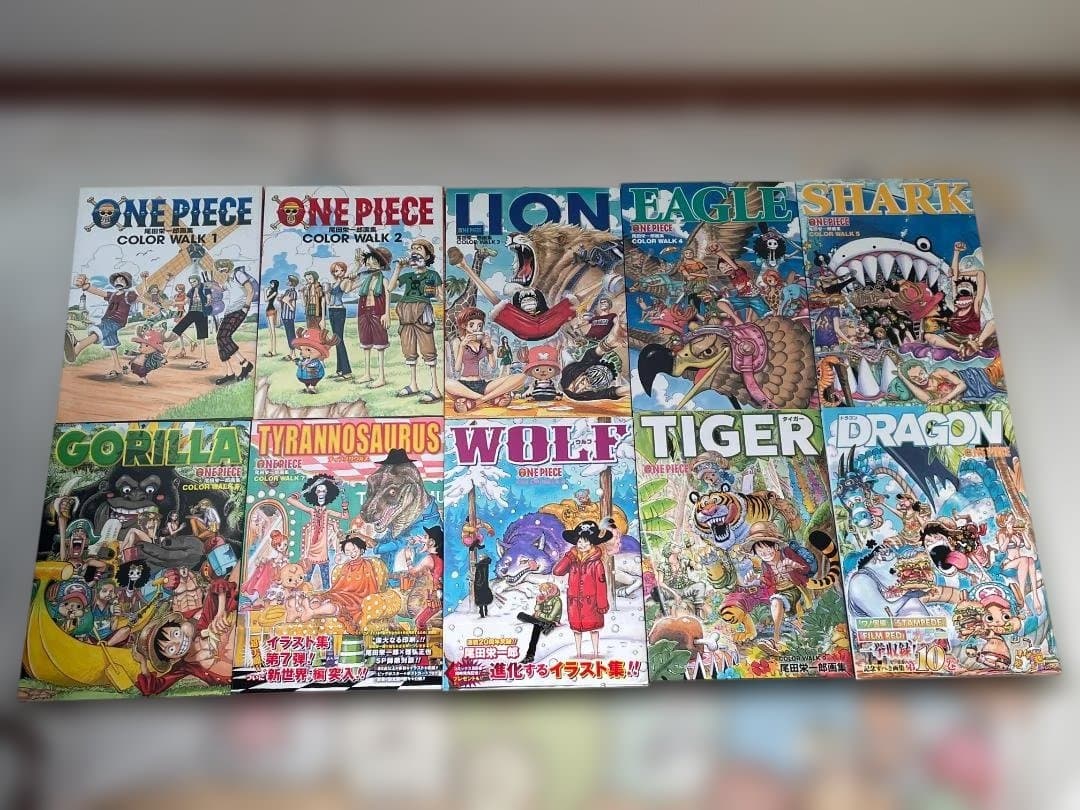全巻】ONE PIECE COLOR WALK 1-10 尾田栄一郎 - メルカリ