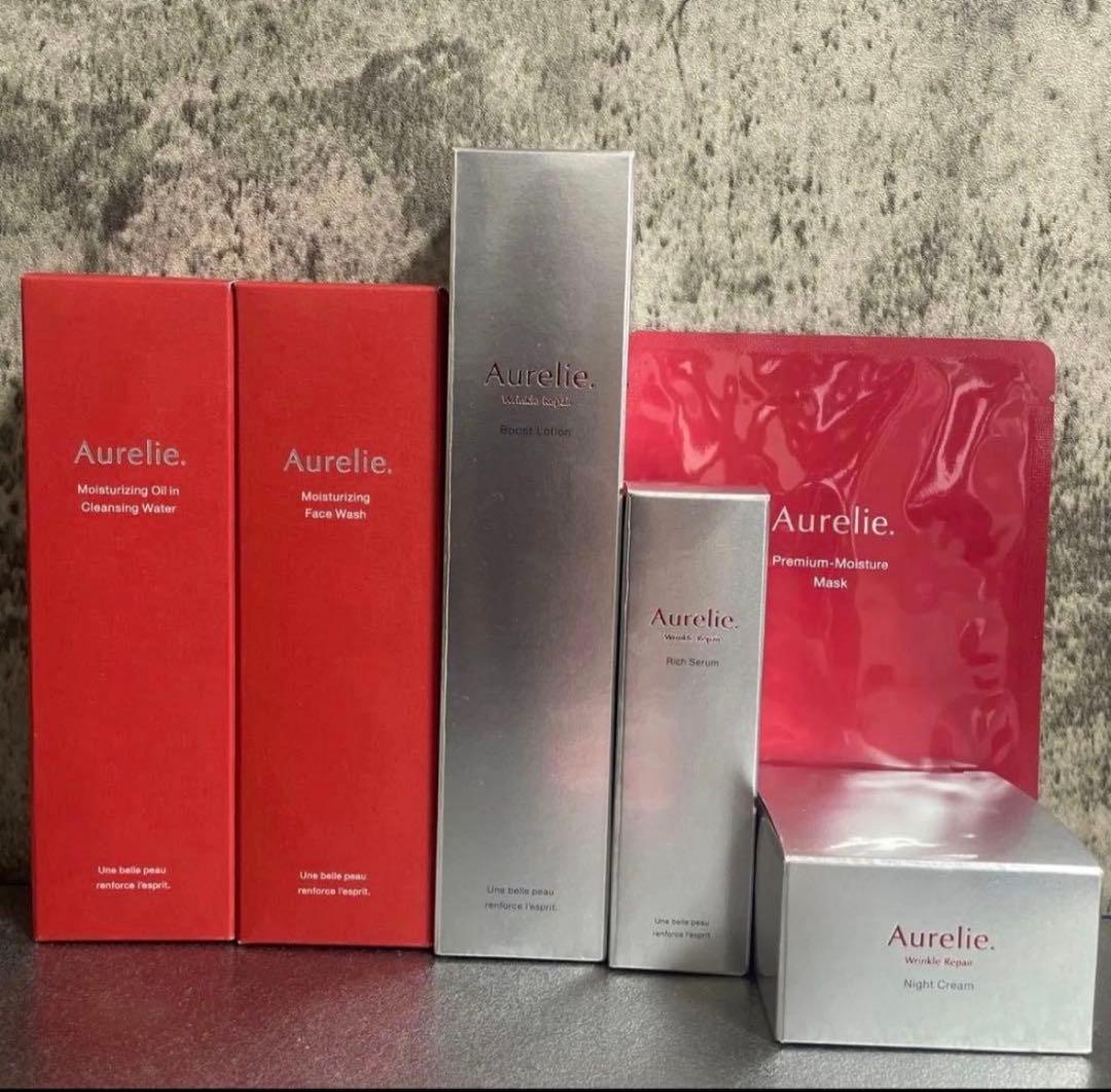 ☆新品未開封☆Aurelieオレリープレミアムエイジング集中ケア6点セット
