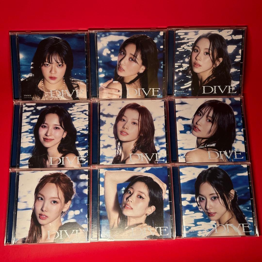 【9枚セット】TWICE DIVE 7th ソロ盤 CD TWICE「DIVE（7th Anniversary Collection BOX）」 | Warner Music Japan