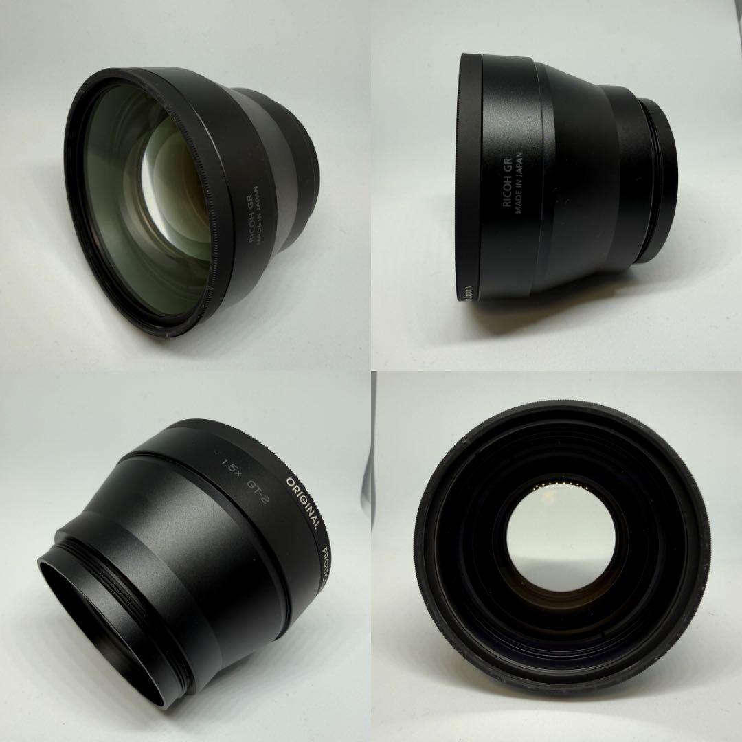 GR IIIx用 テレコンバージョンレンズ GT-2とレンズアダプター GA-2