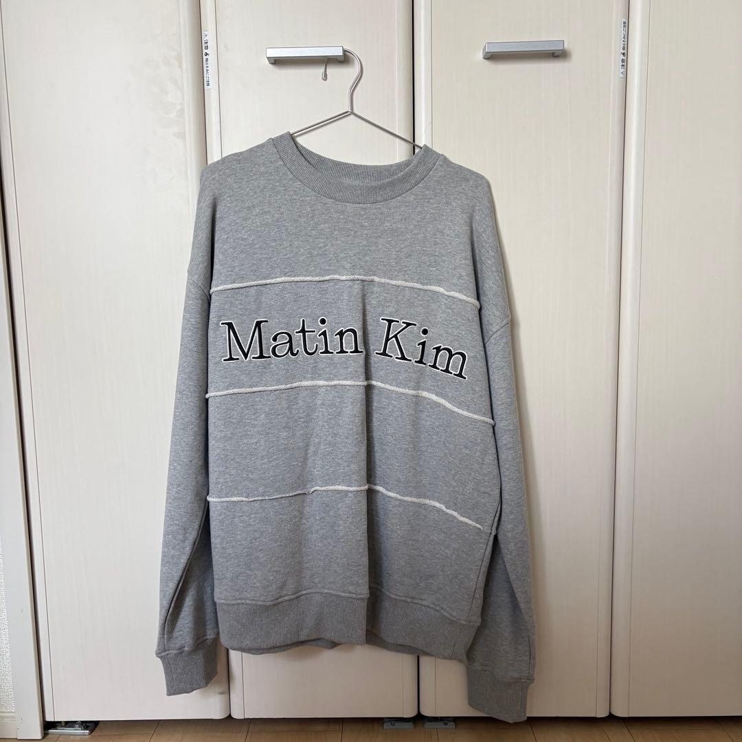 Matin Kim グレースウェット Matin Kim スウェット グレー - メルカリ