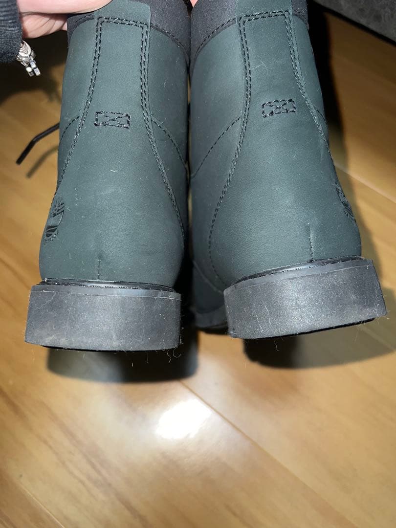 Timberland ブラック レースアップブーツ ハイカット - メルカリ