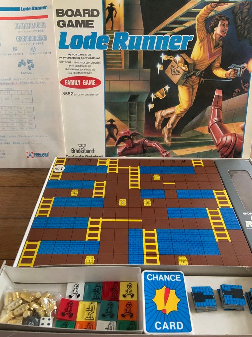 激レア Lode Runner ロードランナー ツクダオリジナル 1986年発売