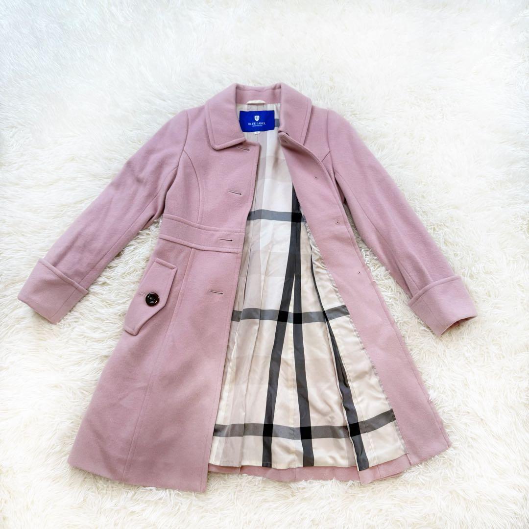 BLUE LABEL CRESTBRIDGE ウールコート ピンク 36 - メルカリ