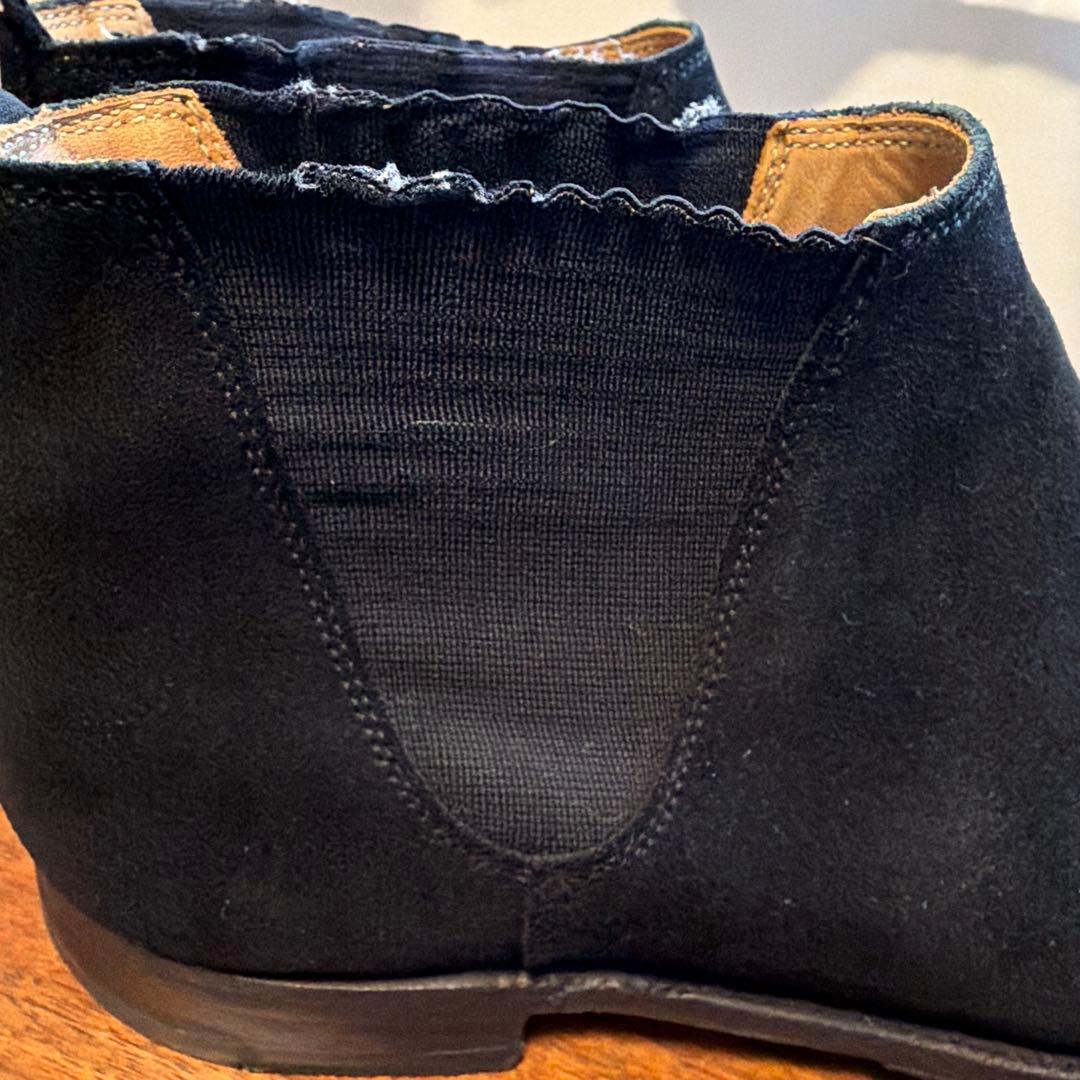 CROCKETT＆JONES CRANFORD3 6.5E ブラック サイドゴア