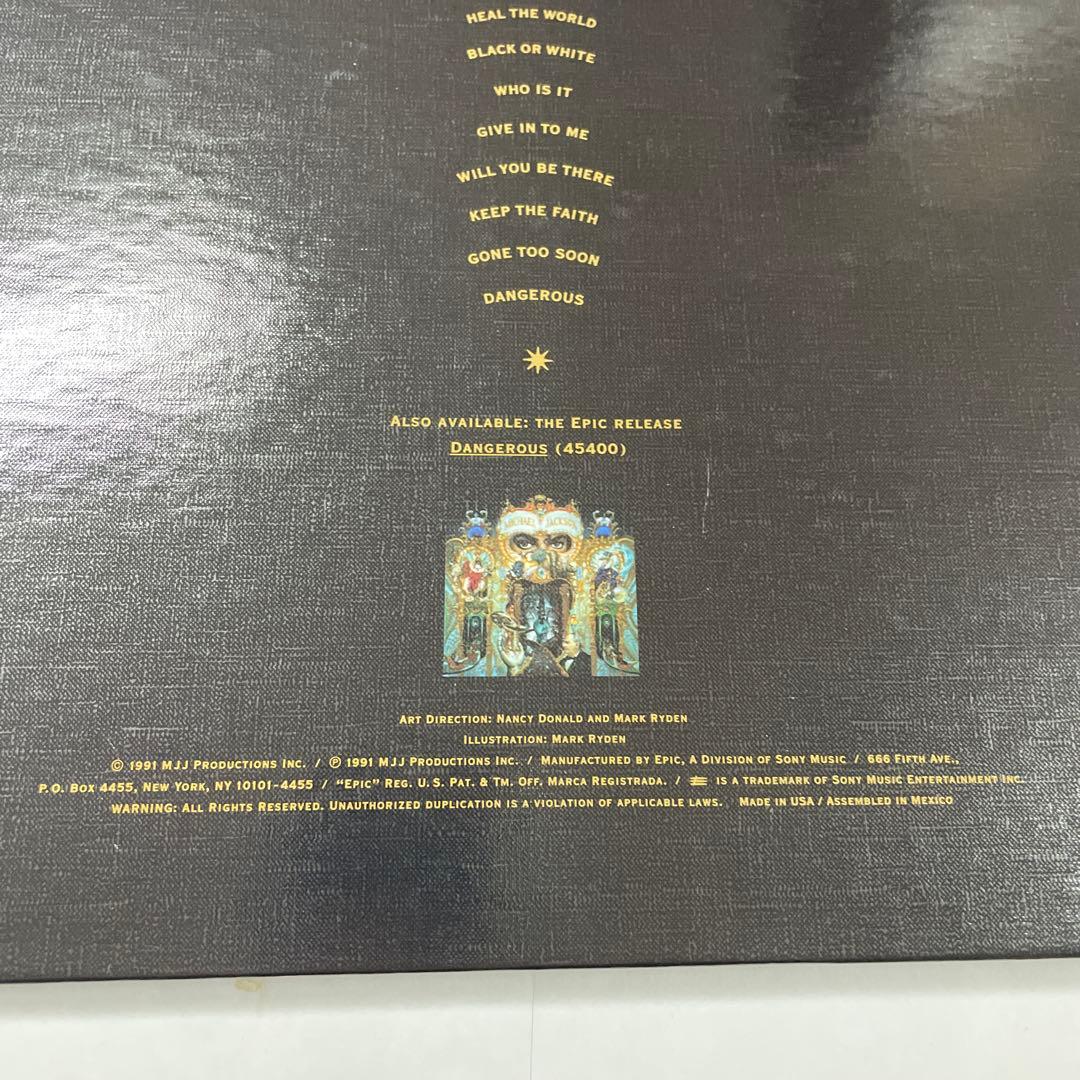 Michael Jackson Dangerous コレクターズ新品10