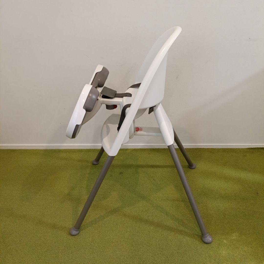 廃盤品】BabyBjorn ベビービョルン ハイチェア グレー脚 ハーネス付