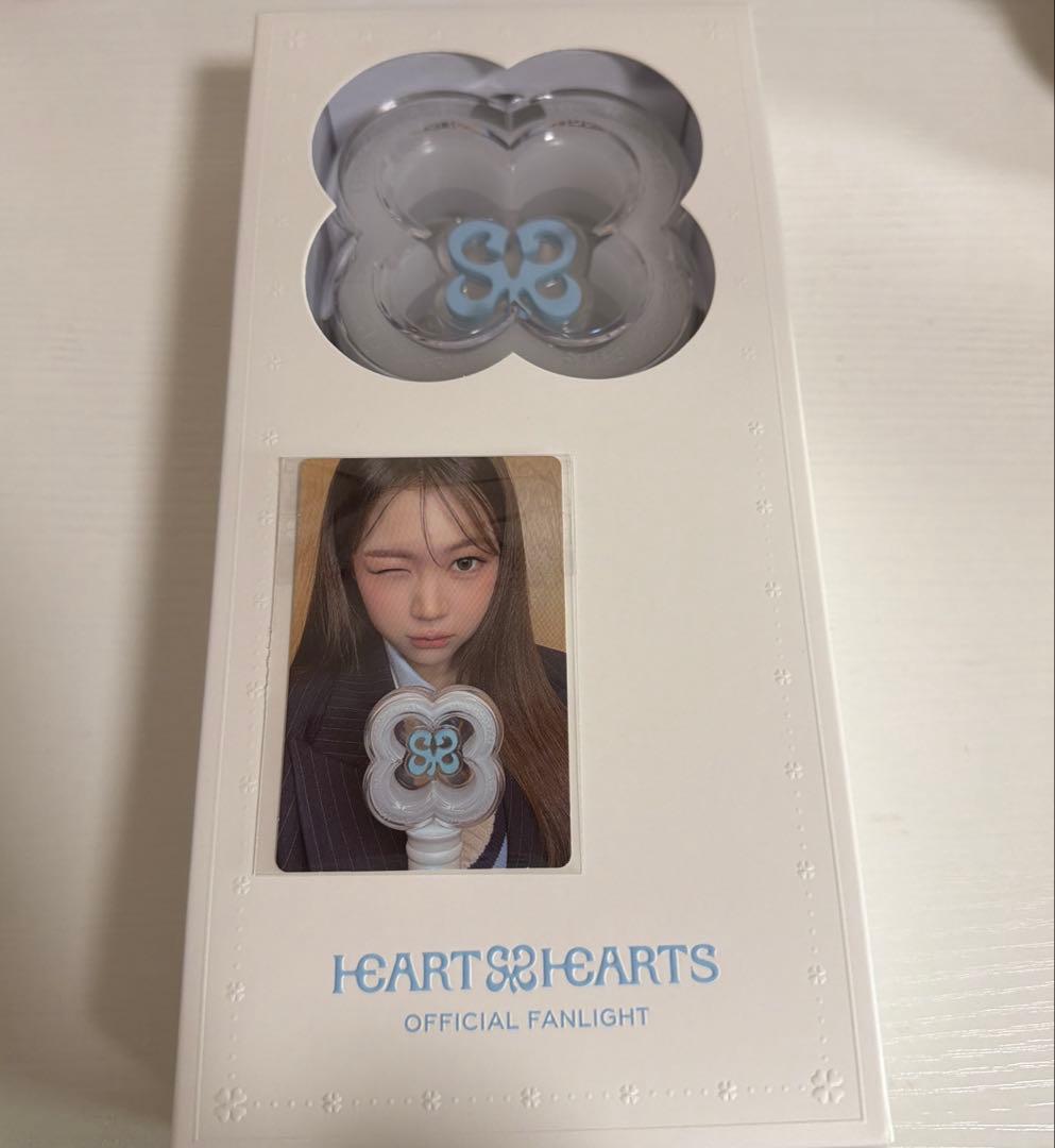 未使用】Hearts2Hearts 公式ペンライト(イェオントレカ付き) - メルカリ