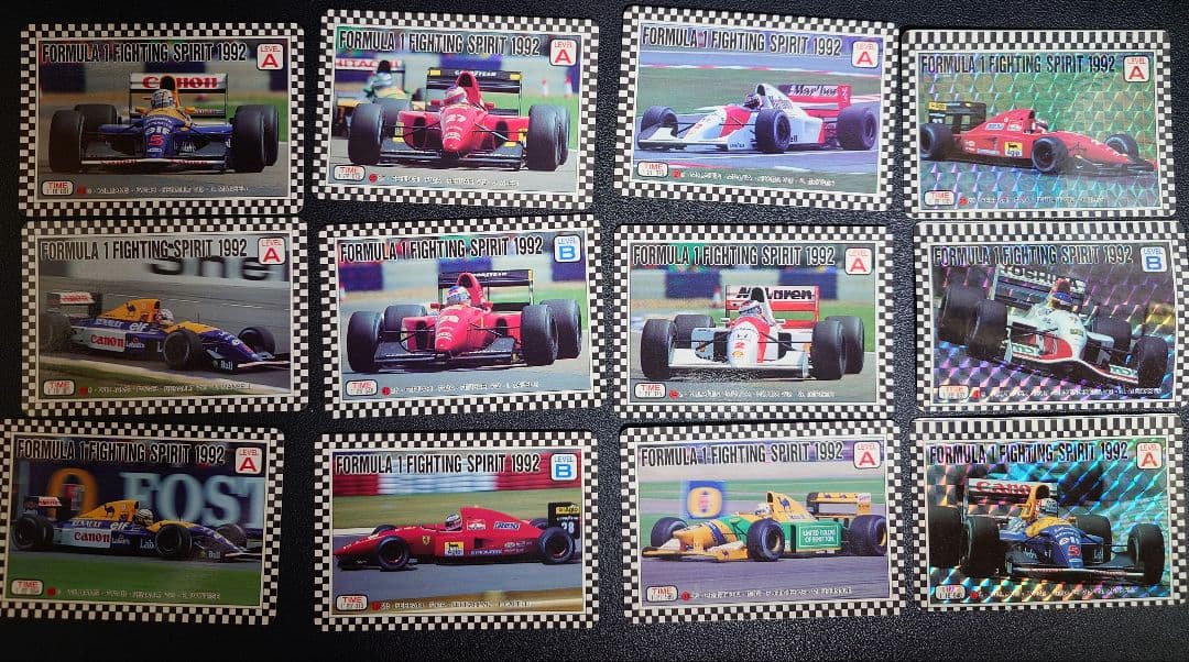 アマダ F1 FIGHTING SPIRIT 1992 12枚セット リフラクタ アマダ F1 FIGHTING SPIRIT 1992 12枚セット リフラクタ アマダ F1