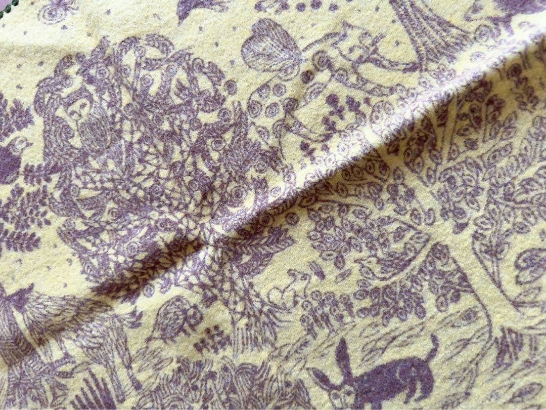 ミナペルホネン imagine ミニブランケット 茶 黄 - メルカリ