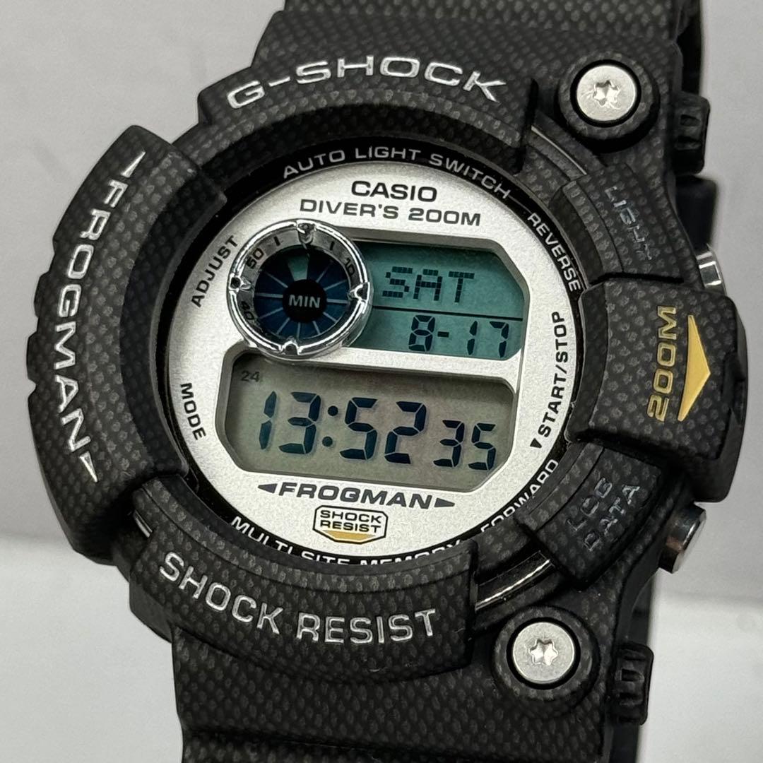 未使用 極美品 G-SHOCK GW-201NT フロッグマン カーボンパターン