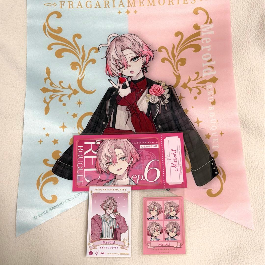 フラメモ メロルド タペストリー 特典 ステッカー - メルカリ