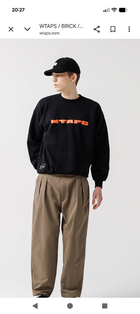 WTAPS BRICK ネイビー スウェット - メルカリ