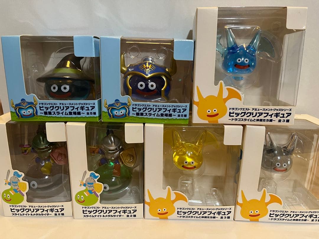 ドラゴンクエスト　ビッグクリアフィギュア7点セット ドラゴンクエスト AM ビッグクリアフィギュア ～DQⅦ Reimagined発売