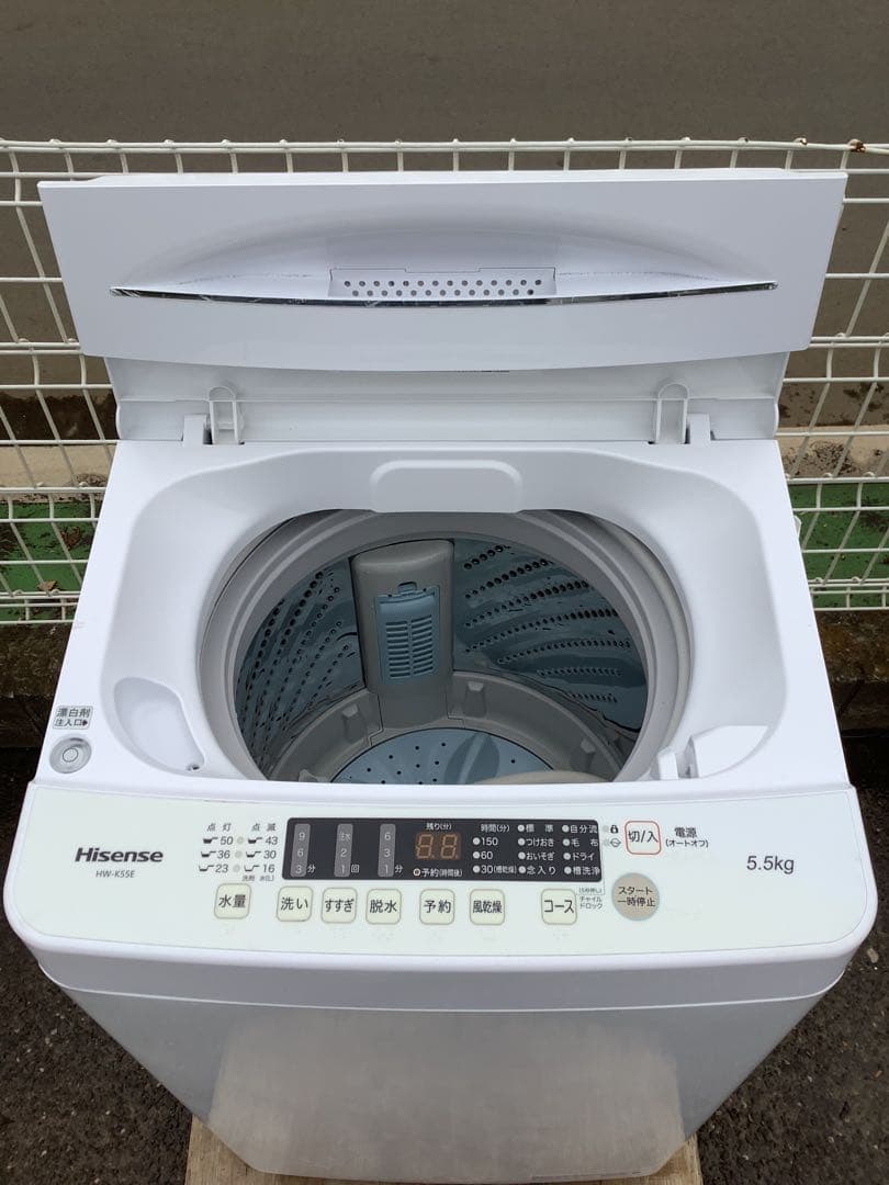 【大人気！】2021年製 ハイセンス 洗濯機 HW-K55E 5.5kg