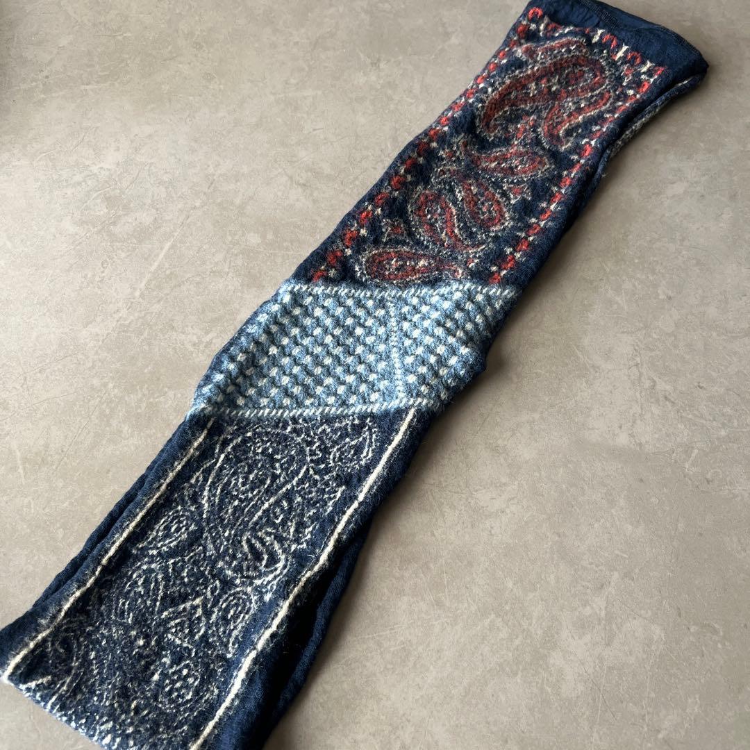 KAPITAL 縮絨ウール ネックウォーマー スヌード