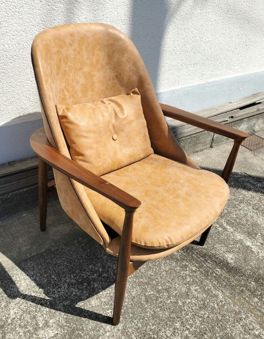 美品 NOCE (ノーチェ) アームソファ キャメルブラウン UC01 - メルカリ