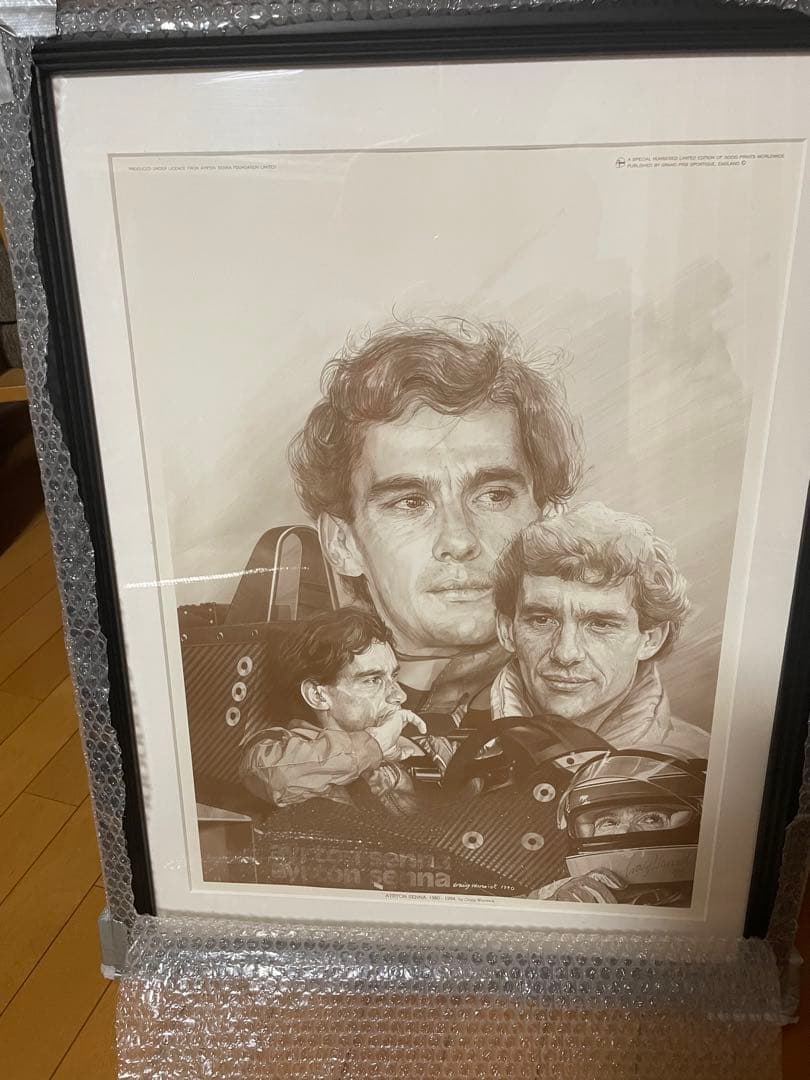 アイルトン・セナ F1 アートポスター クレイグ・ワーウィック絵画