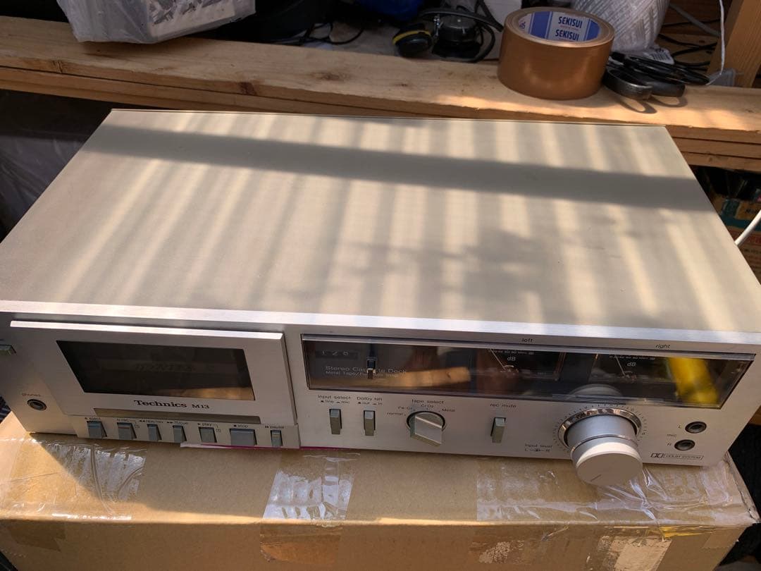 昭和レトロ Technics ST-8044GチューナーとM13 カセットデッキ - メルカリ