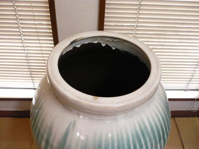 信楽焼 大壷 [B23301] 水瓶 陶磁器 壷 茶壷 茶道具 雨だれ - メルカリ