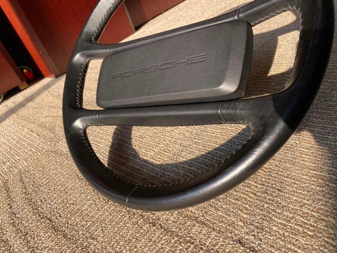 超美品)PORSCHE911 964カレラ2 純正ステアリング1990年式 - メルカリ