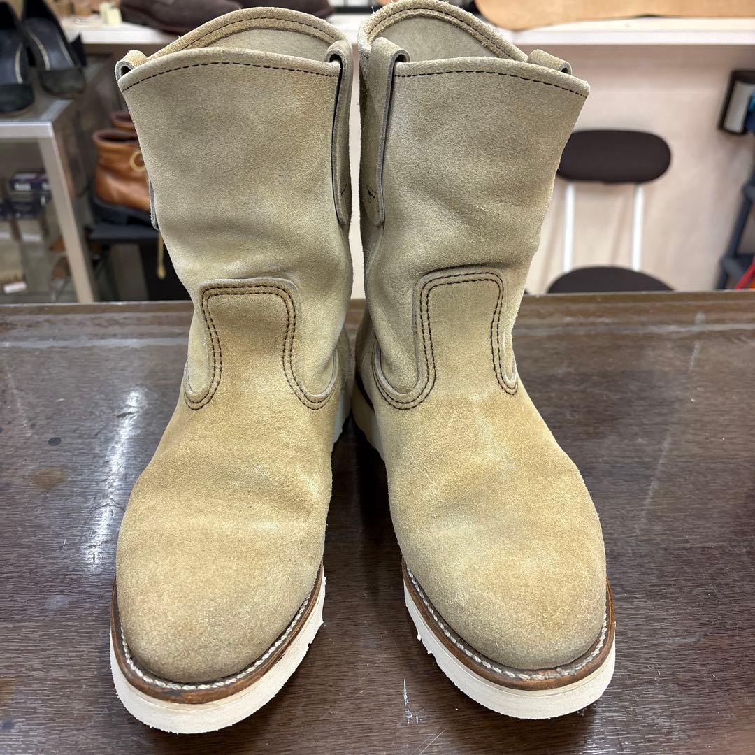 RED WING 8168 ペコス 7 1/2 E Vibram新品ソール - メルカリ