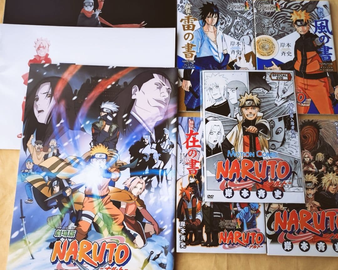 【激レア】NARUTO　ナルト　 入場者限定特典＆劇場版パンフレット アニメ『NARUTO-ナルト-』20周年記念NARUTO THE GALLERY藍にいな、門脇