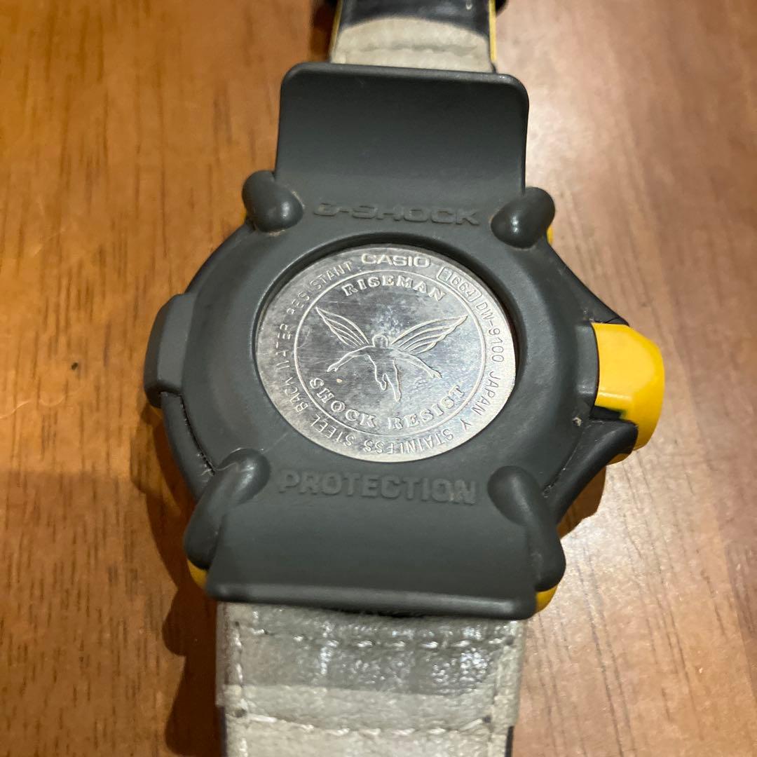 カシオ Gショック ライズマン DW-9100 腕時計 イエロー ヴィンテージ
