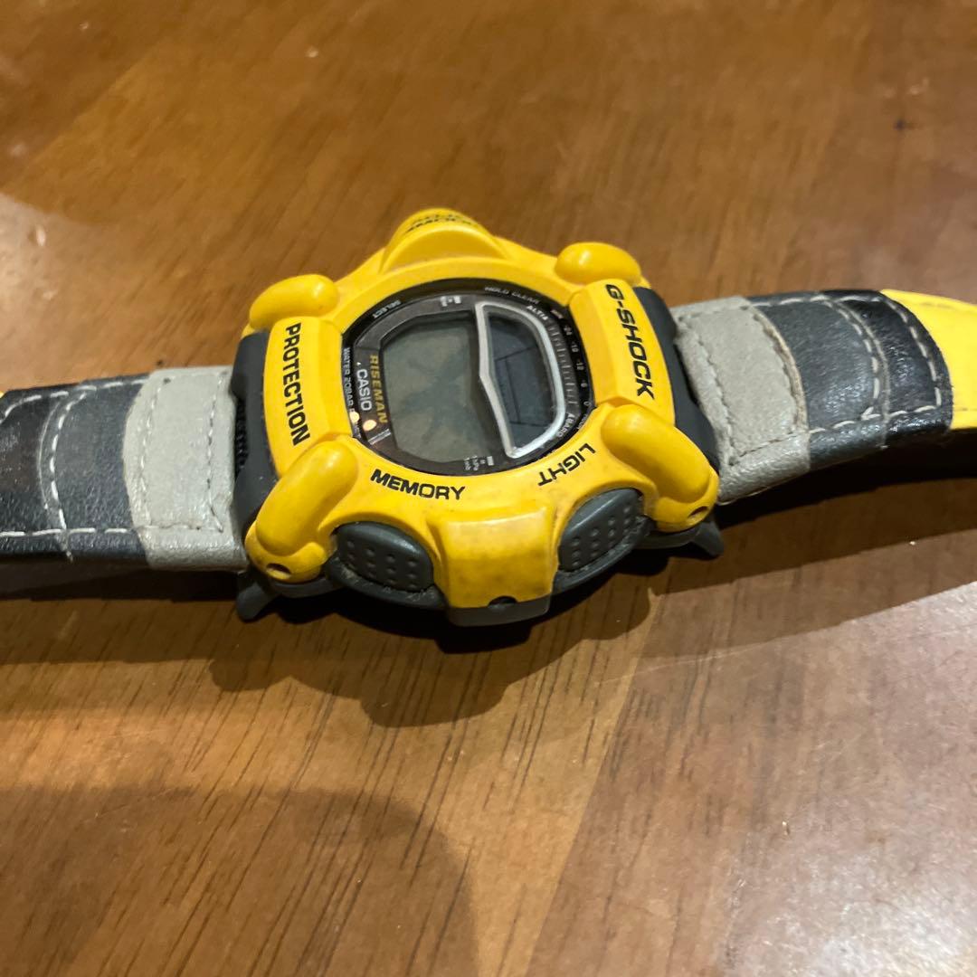 カシオ Gショック ライズマン DW-9100 腕時計 イエロー ヴィンテージ