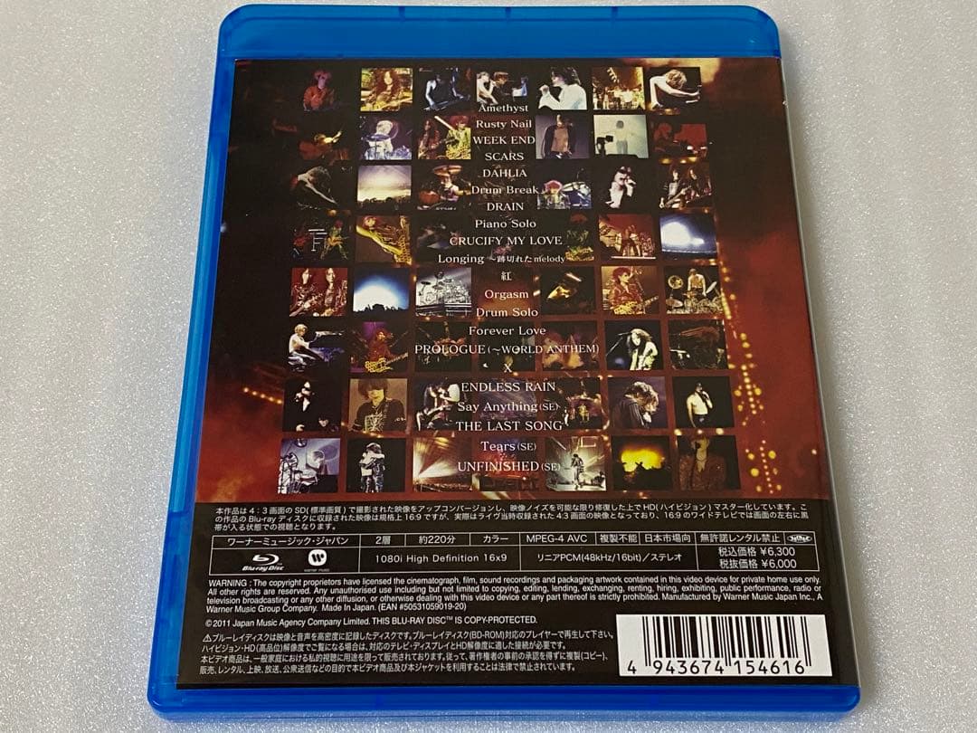 X JAPAN/THE LAST LIVE 完全版 Blu-ray 東京ドーム - メルカリ