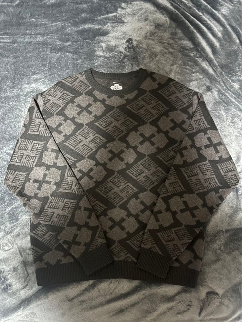 GAKKIN x BUDSPOOL ジャカード　舐達磨セーター GAKKIN x BUDSPOOL ジャカード 舐達磨セーター - メルカリ