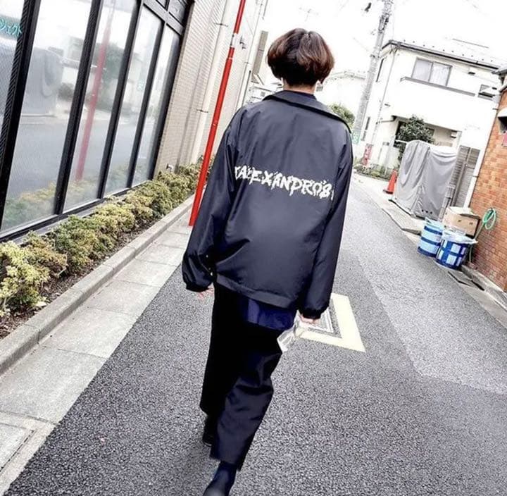 Alexandros］アレキサンドロス ナイロンコーチジャケット 黒 Mサイズ
