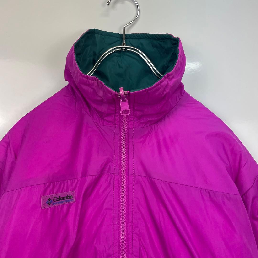 もさ様90sリバーシブル2way！コロンビアColumbiaダウンジャケット